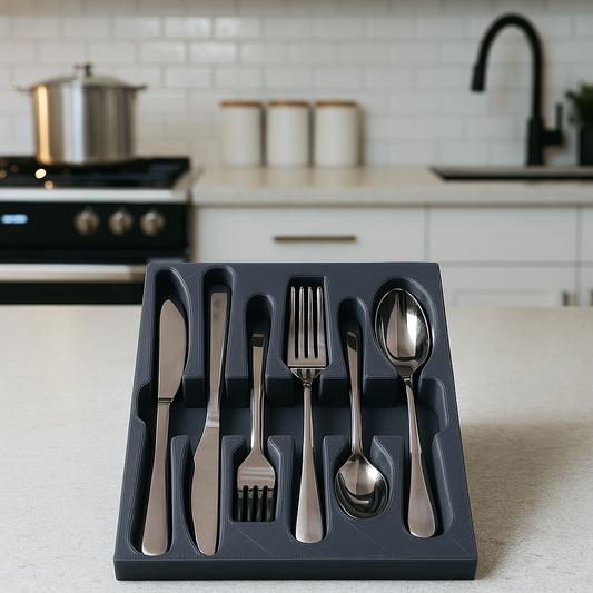 Custom Built Flatware Organizer for Threshold Harrington Flatware Set sold at Target (4 Place Settings)