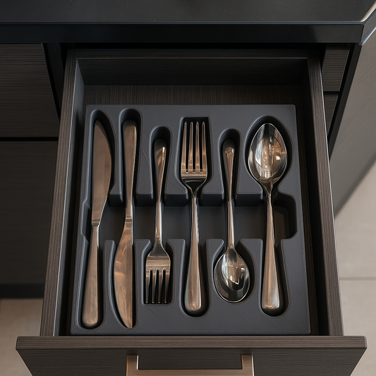 Custom Built Flatware Organizer for Threshold Harrington Flatware Set sold at Target (4 Place Settings)